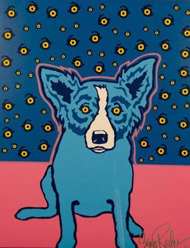 Blue Dog Diamond Painting Kit - DIY